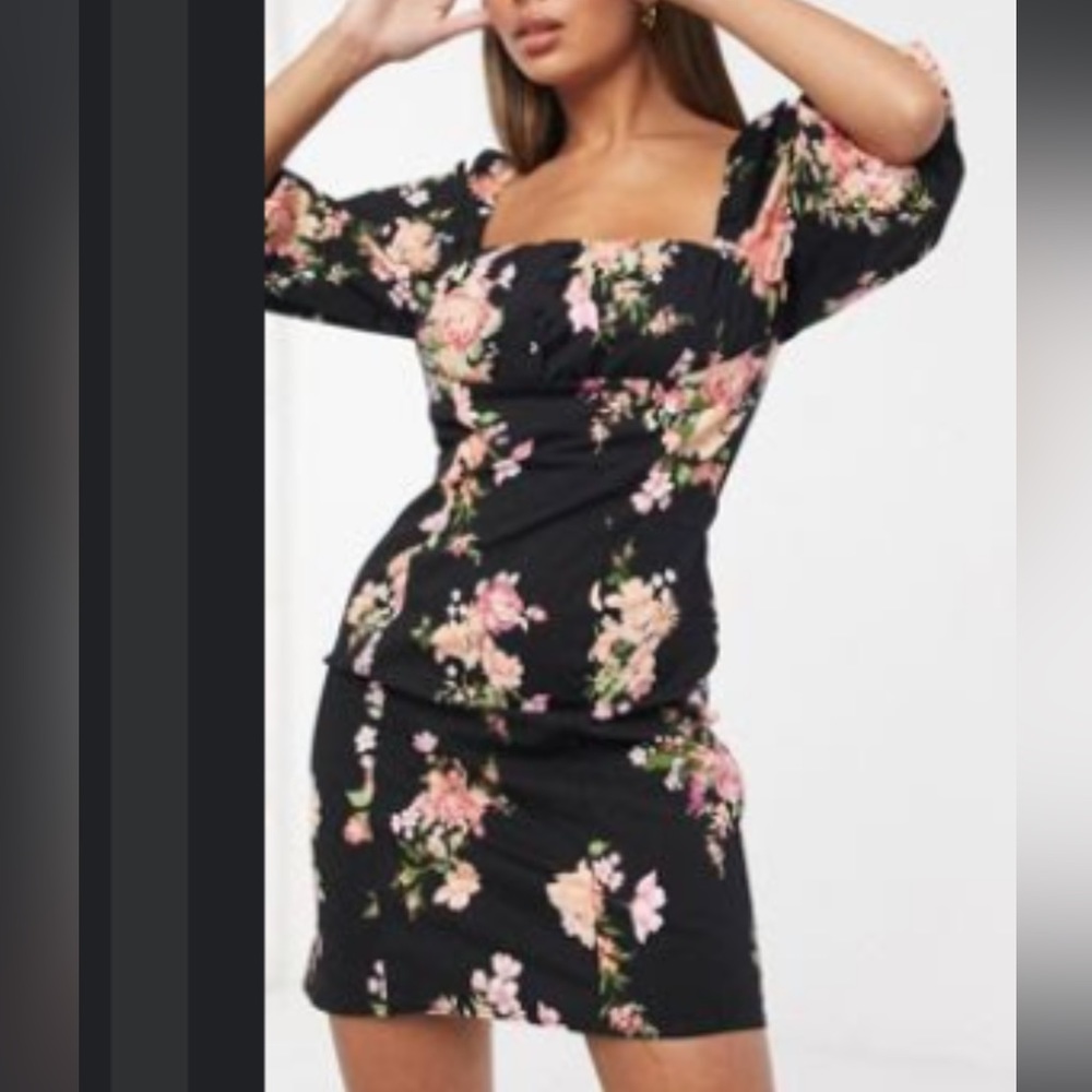 ASOS floral mini dress